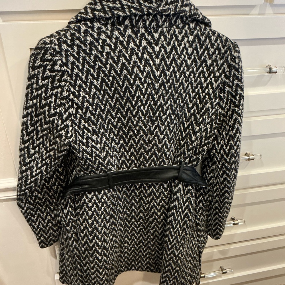 Marc New York Black and White herringbone pattern coat Brand New with Tags! - Picture 9 of 11